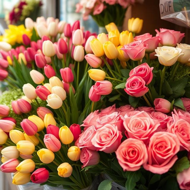 Тюльпаны или розы: что выбрать для подарка?